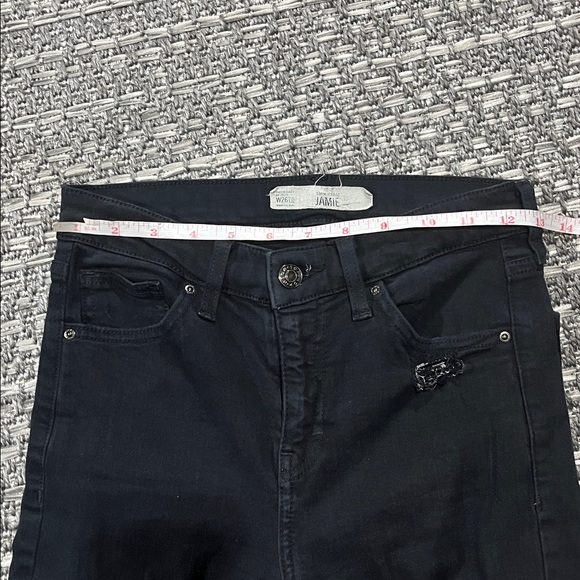 Topshop | Black Distressed Jamie Jeans - Picture 6 of 12